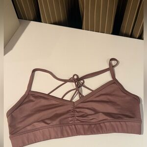 ALO Yoga Mauve Strappy Sports Bra